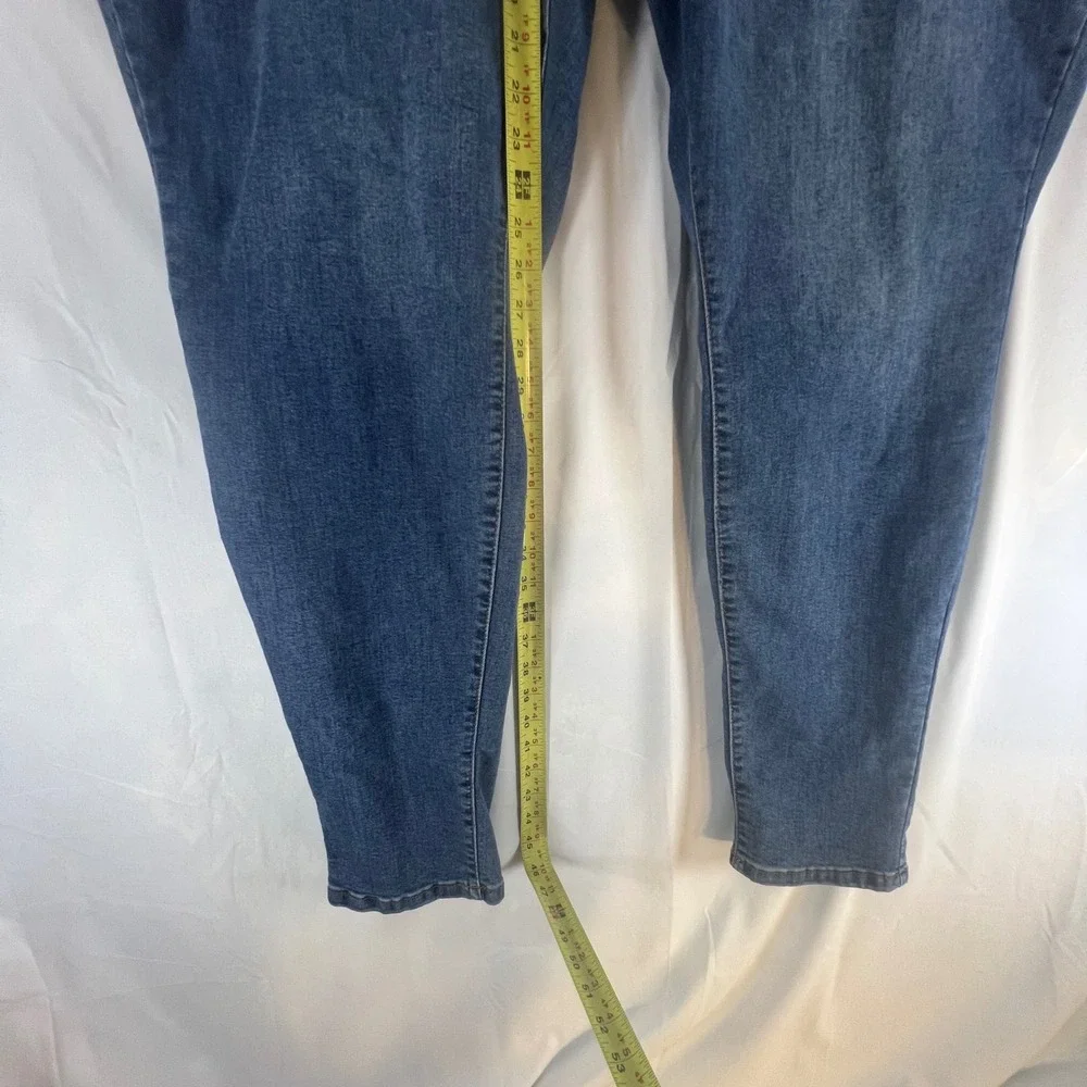 Fashion To Figure Skinny Jeans Womens 28 Blue Medium Wash High Rise Stretch 2961